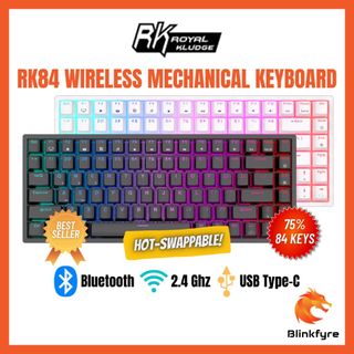  Newmen GM610 Pro 60% Percent Keyboard,Bluetooth/2.4Ghz