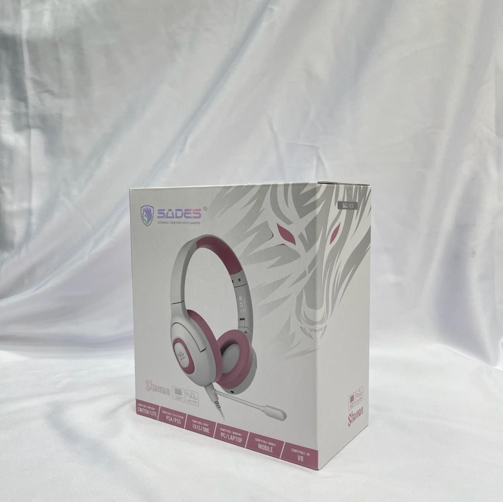 Sades gaming deals headset pink