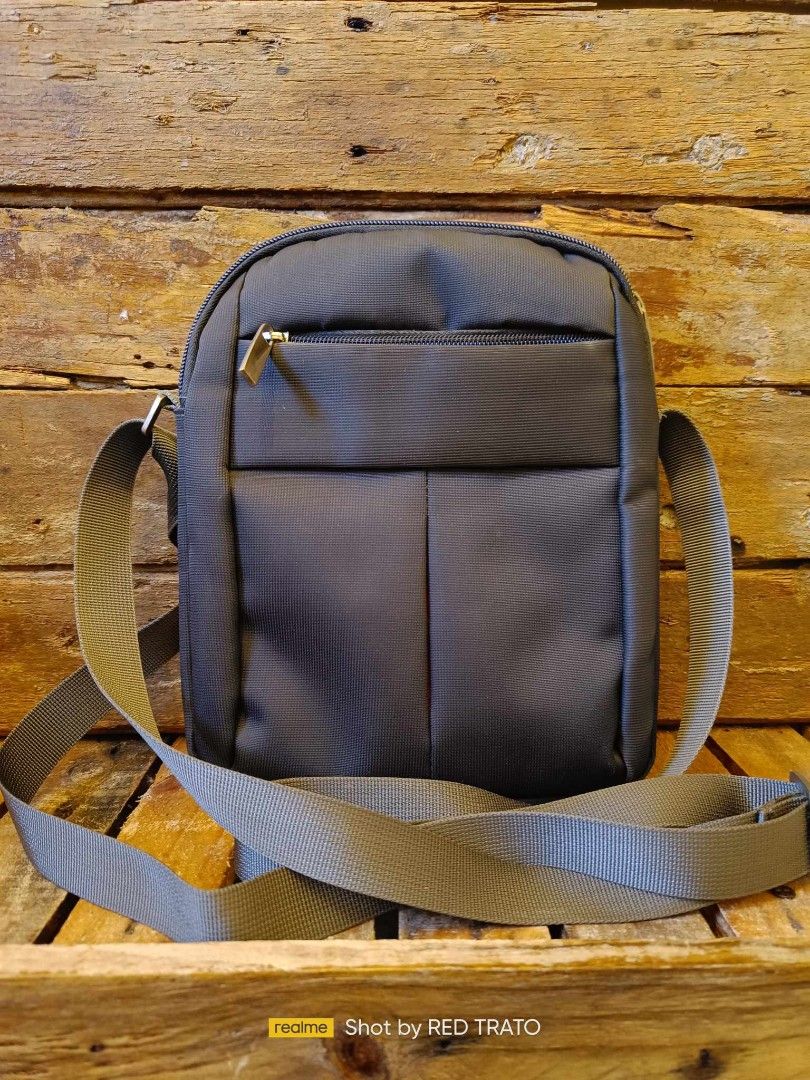 Salvatore Mann nylon sling bag 9 x 7 x 1 inches Men s Fashion Bags Sling Bags on Carousell