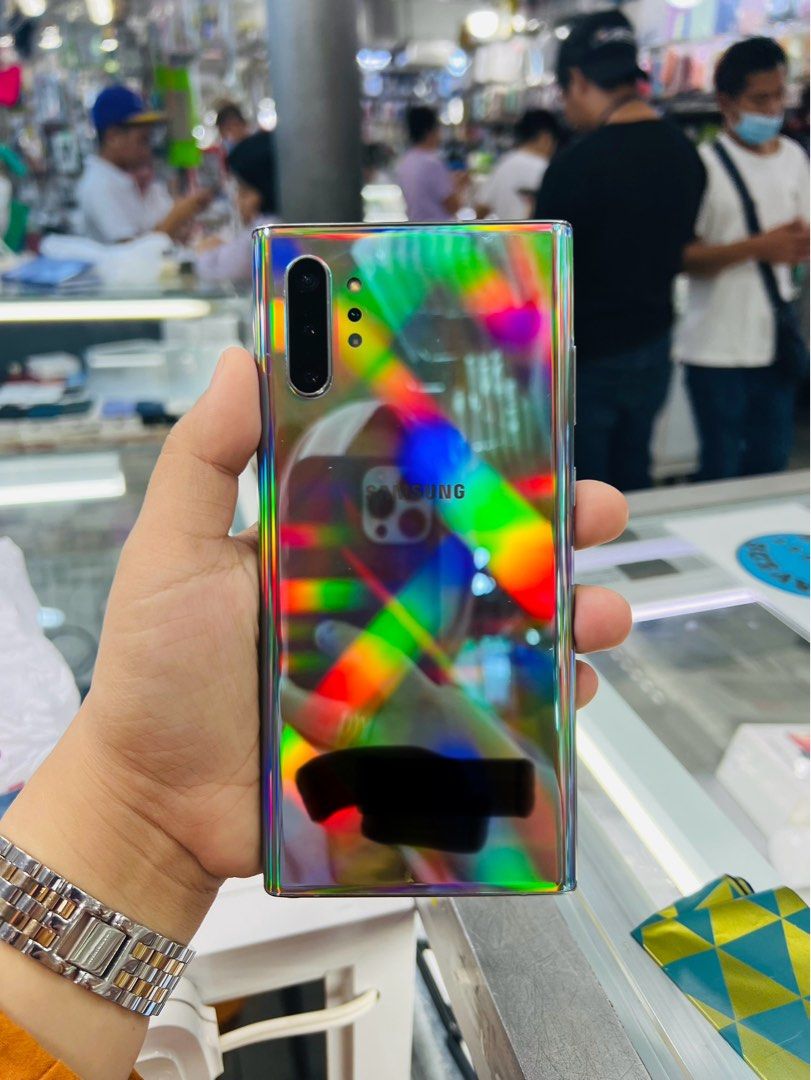Samsung Note 10 plus 256 (Category: Samsung) located in San Juan City. Submitted by javedsgadgetshop (Listing ID 1278864517, Image 1). Description: OPEN FOR INSTALLMENT VIA CREDIT CARD/GGIVES & SWAP/TRADE-IN! WE BUY AND SELL ( ANYKINDS OF UNIT BINIBILI PO NAMIN)! PTPA : Padelete po f bawal Read ❗️Onhand ‼️ Samsung Note 10 plus •256gb •NTC Variant •Good batt health •Factory Unlock •95% Smoothness •No hidden issue | No Repaired •100% Authentic | No