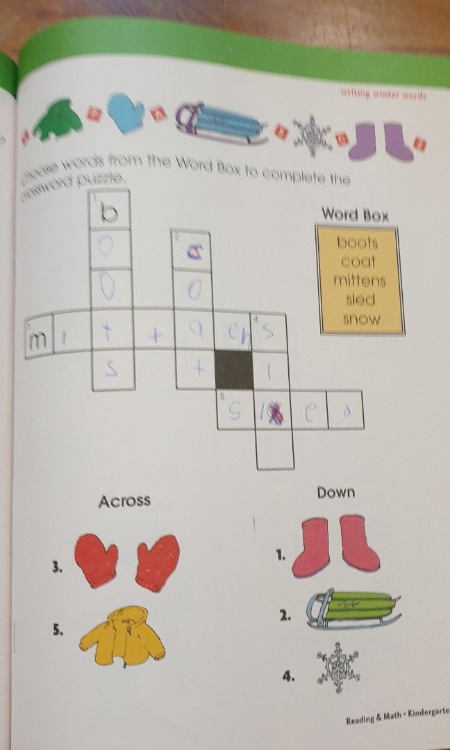 Scholastic Reading and Math Jumbo Workbook Grade K (with tracked