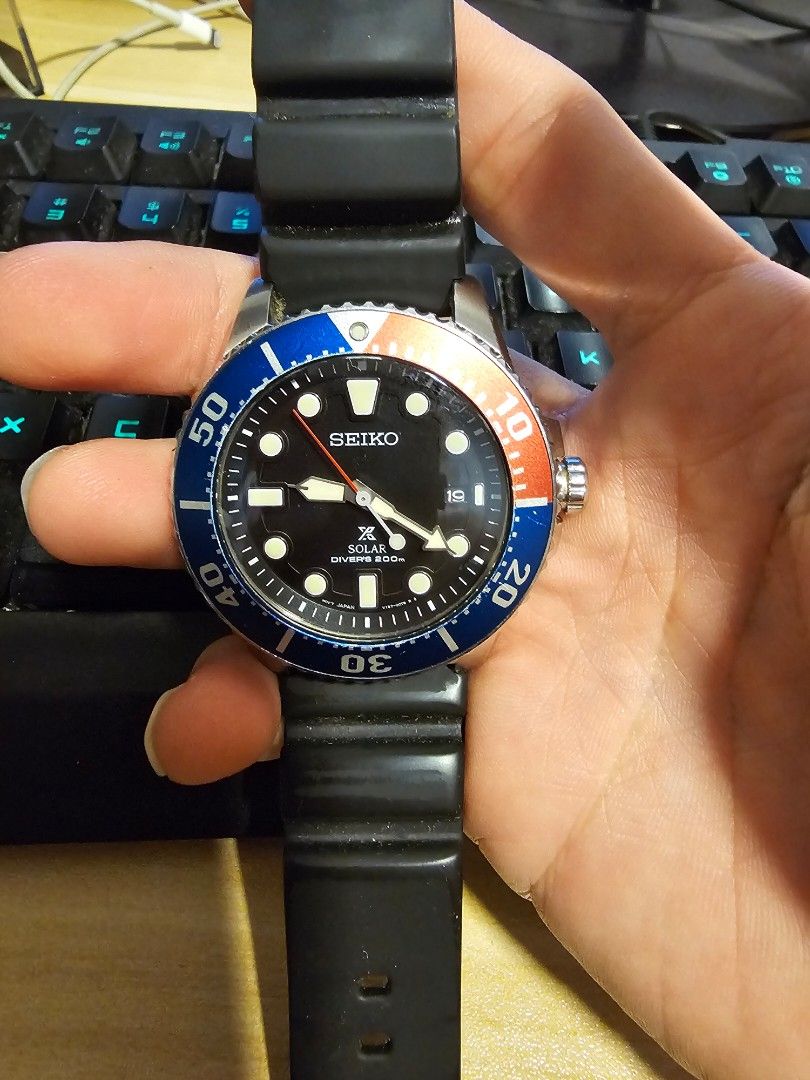 Seiko solar best sale diver 200m