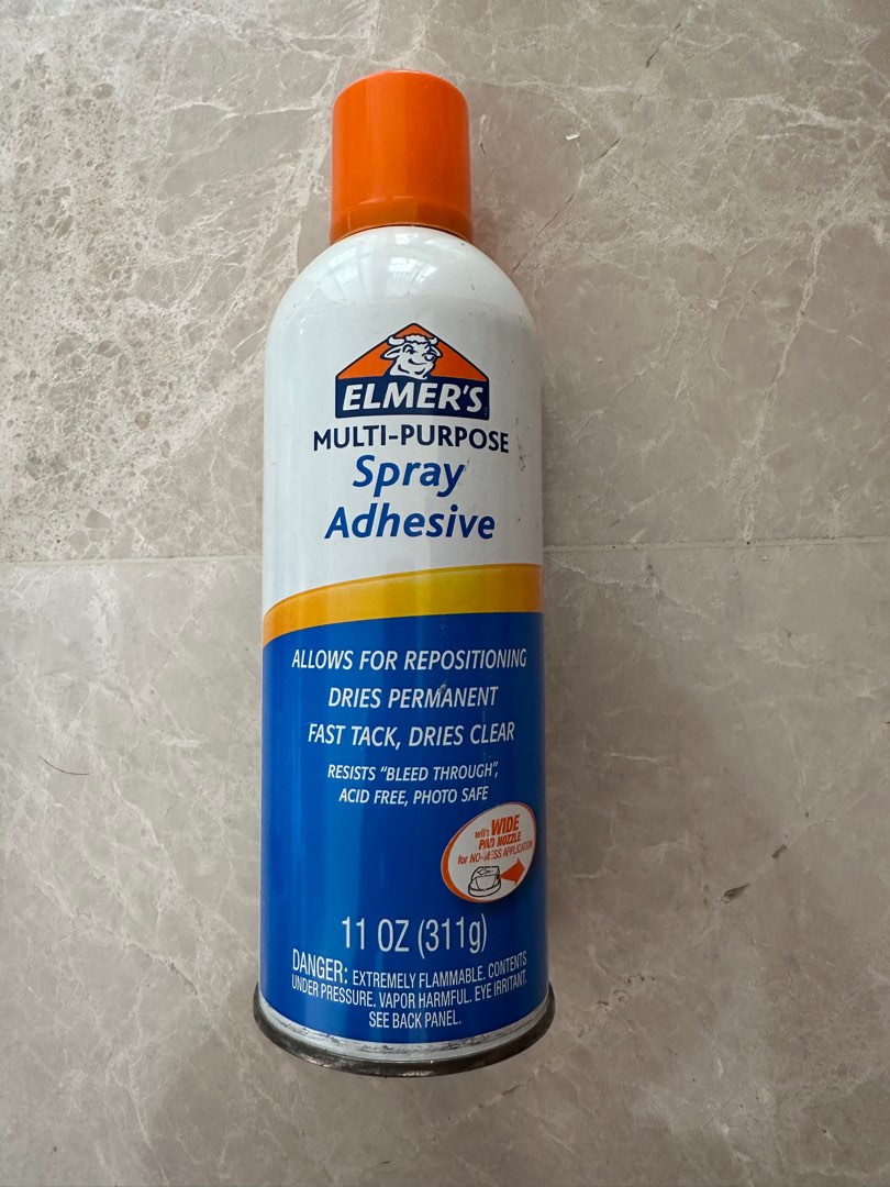 Selling Elmer's Adhesive spray, Hobbies & Toys, Stationery & Craft, Craft  Supplies & Tools on Carousell