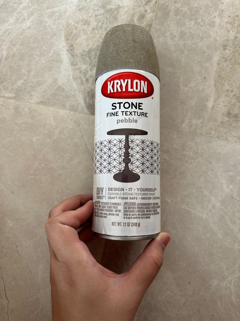 Krylon Fine Stone Texture Pebble Spray Paint 12 oz (6 Pack)