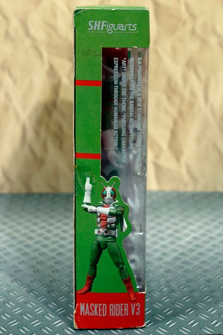 SHF Kamen Rider V3, Hobbies & Toys, Toys & Games on Carousell