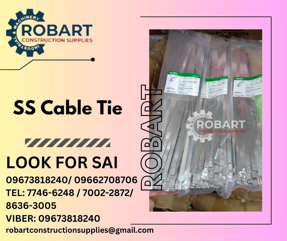SS Cable Tie, Commercial & Industrial, Construction Tools & Equipment