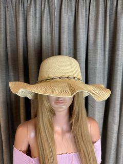 Summer hat synthetic straw hat