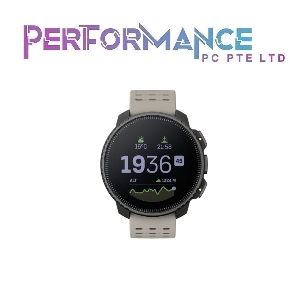 SUUNTO VERTICAL ALL BLACK SPORT WATCH 2 Year Warranty by Ban Leong
