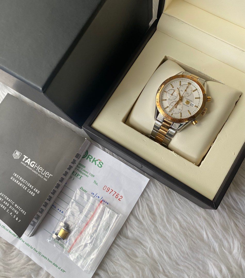 Tag heuer carrera two tone hot sale
