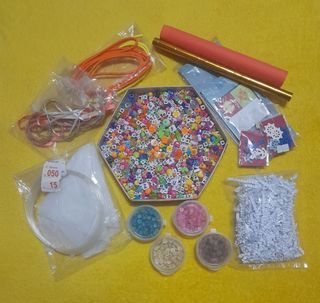 Take all Handmade Crafts Colorful Plastic Beads, Initial/Letter Beads, Colored Wooden Beads and Scrapbook Materials
