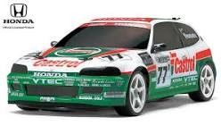 韓国ブランド通販サイト Tamiya Castrol Honda Civic VTi Radio Control 1/10th, Tamiya ホビーラジコン