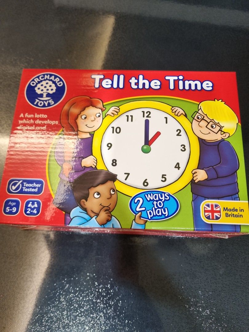 Orchard toys tell the time best sale