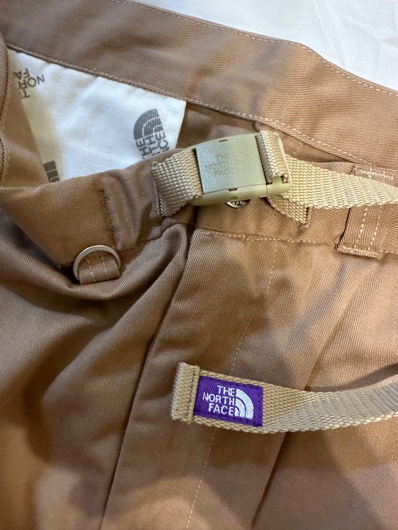 The north face purple new arrivals label stretch twill shorts