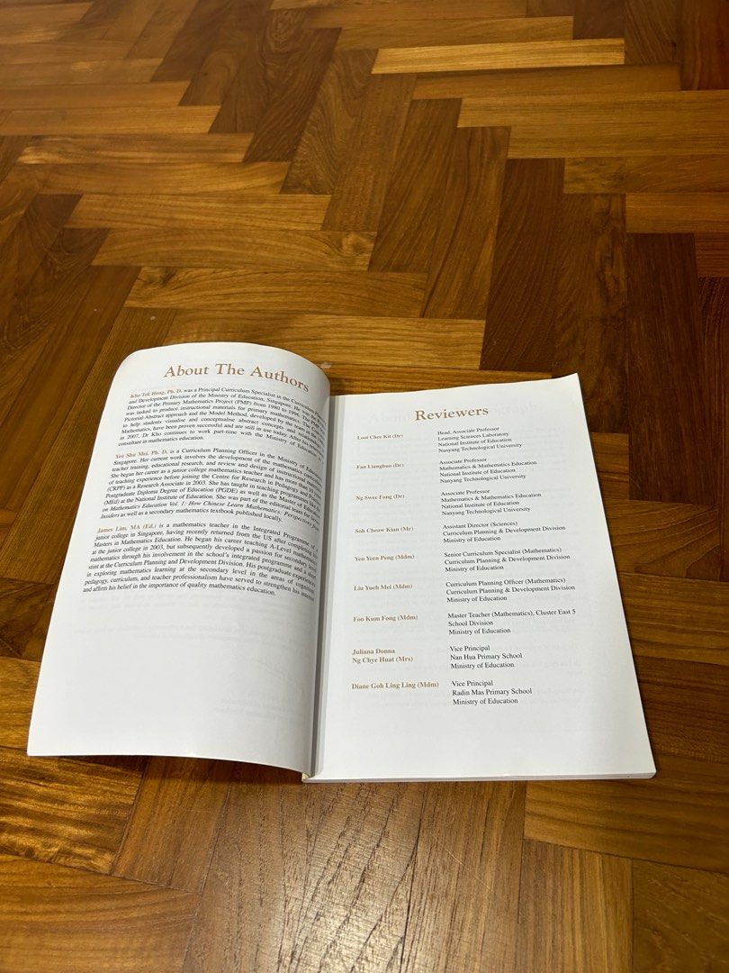 The Singapore Model Method for Learning Mathematics by MOE, Hobbies ...