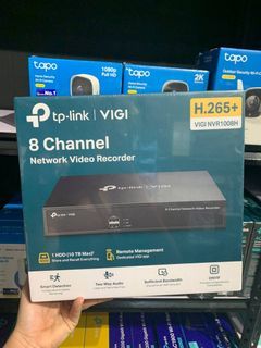 TP-Link VIGI 8 Channel NVR H.265+ Supports Up To 10TB VIGI NVR1008H