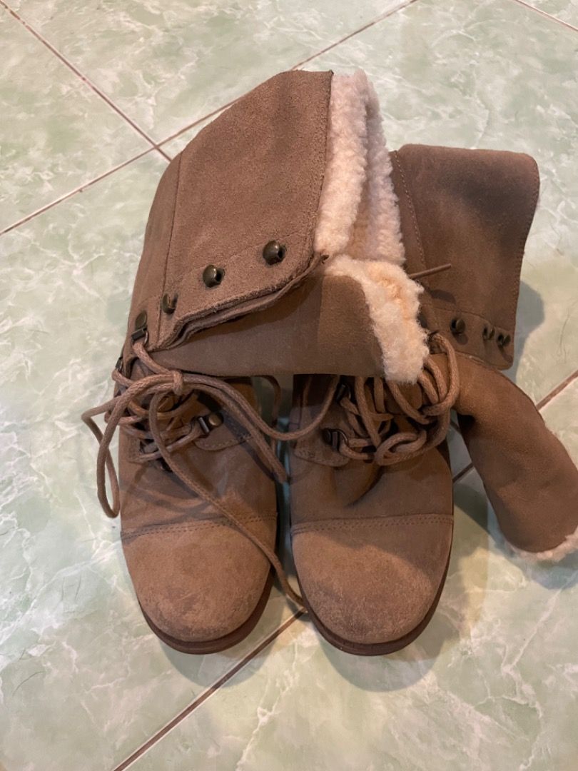 UGG Gradin Dark Chestnut Women s Fashion Footwear Boots on