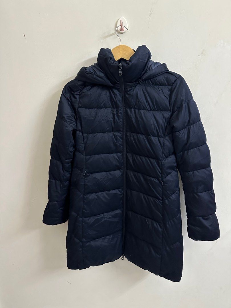 Ultra light down deals stretch hooded coat