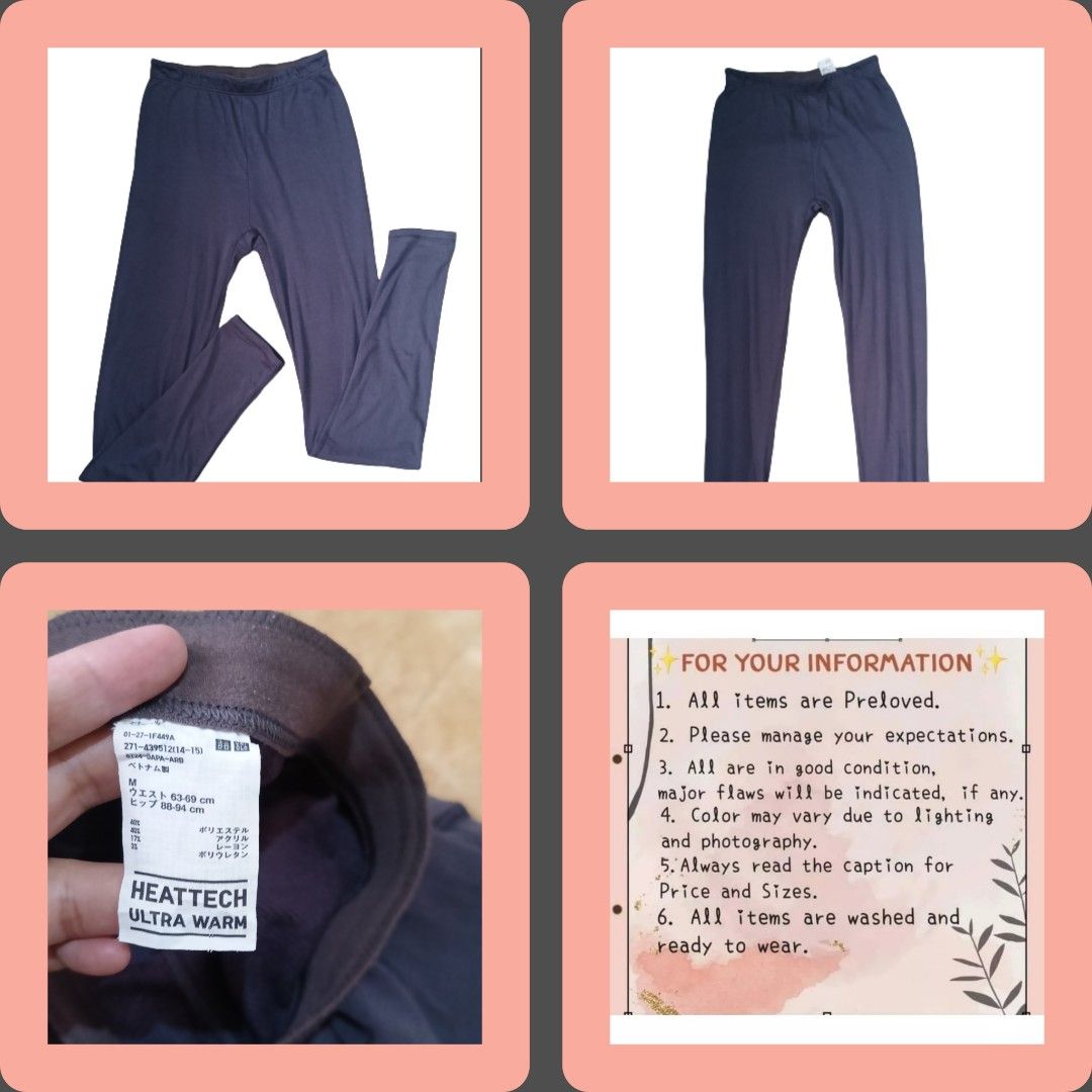 Uniqlo extra warm leggings heattech, Women's Fashion, Bottoms, Other  Bottoms on Carousell