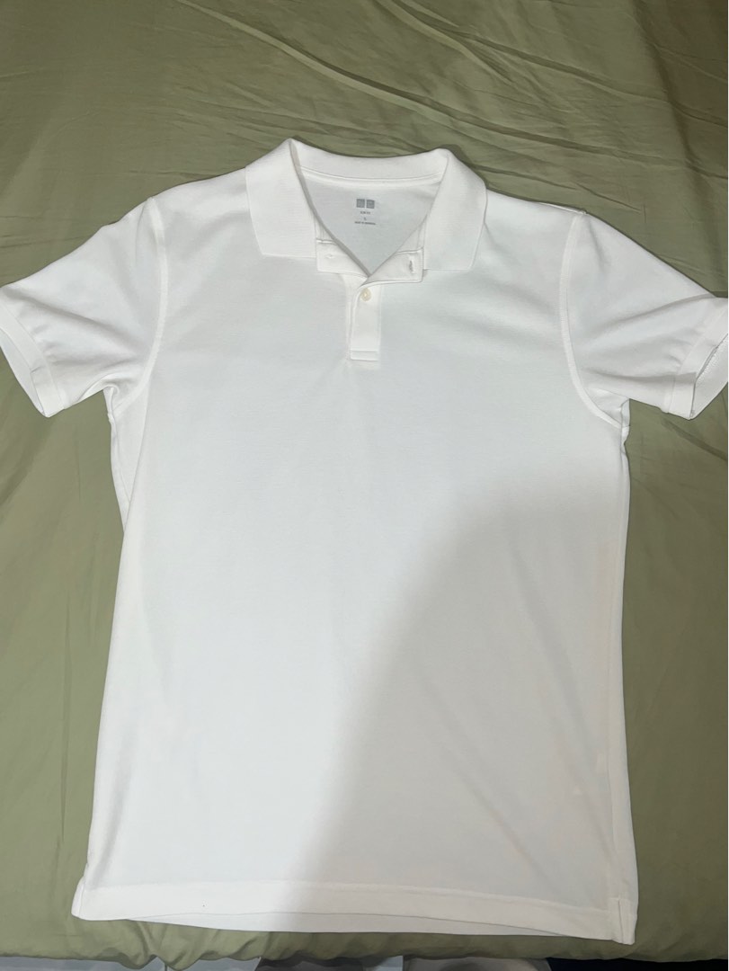 uniqlo polo shirt white