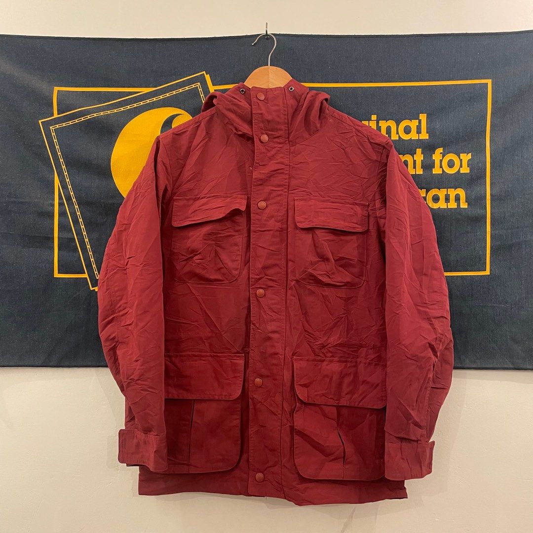 Uniqlo red parka discount