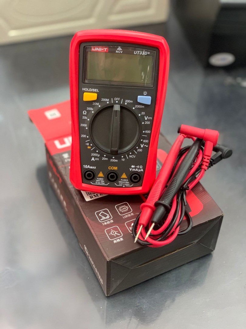 UNI-T 33D PLAM SIZE DIGITAL MULTIMETER, TV & Home Appliances, Other ...