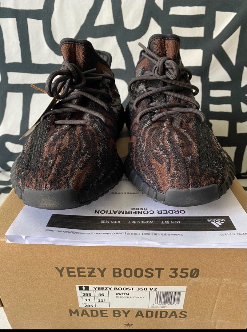 US11.5 Yeezy boost 350 v2 MX Rock. （全新有單）不議價, 男裝, 鞋 ...