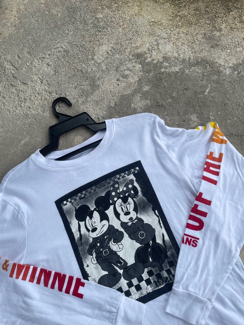 Mickey mouse sale shirt vans