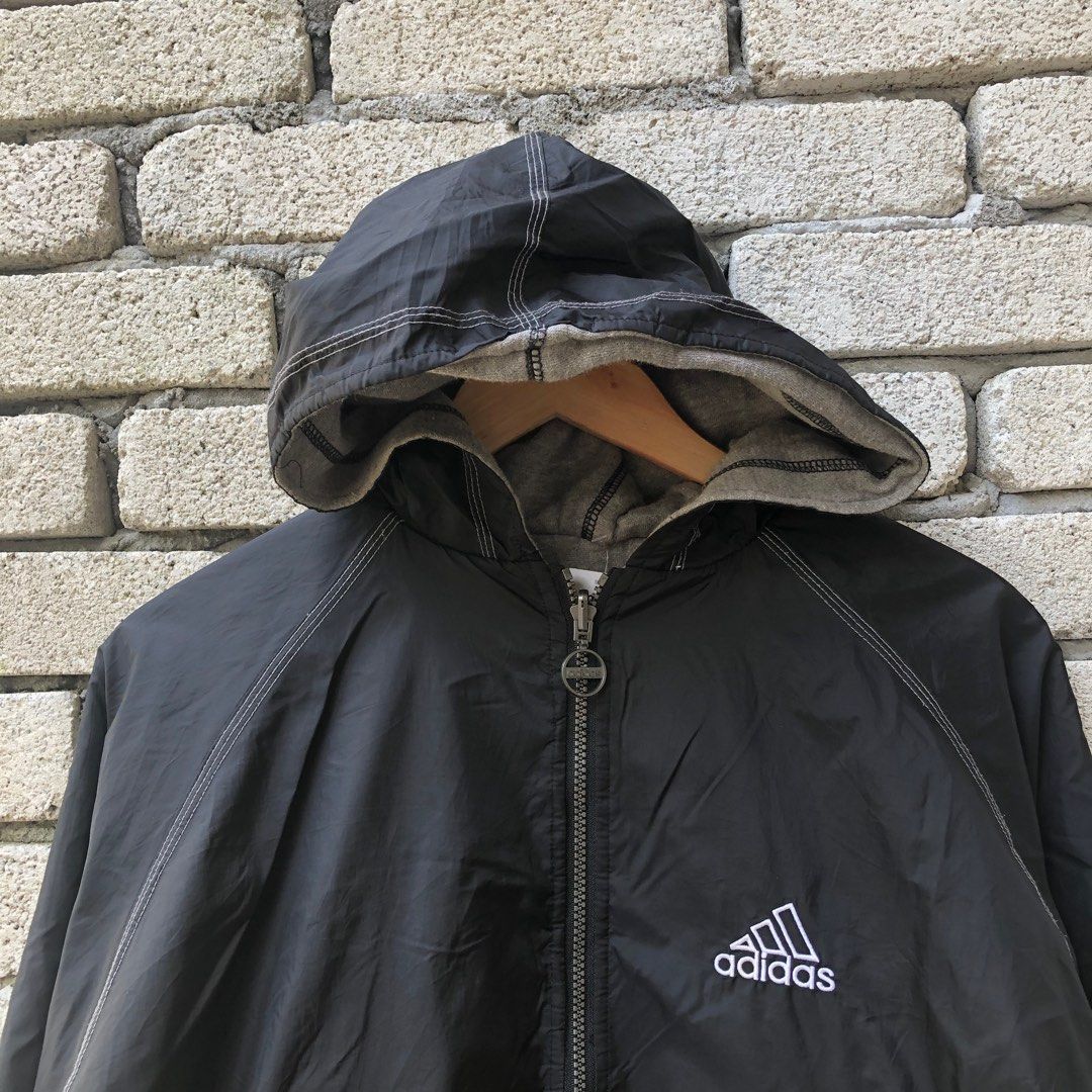 Adidas reversible hooded jacket on sale