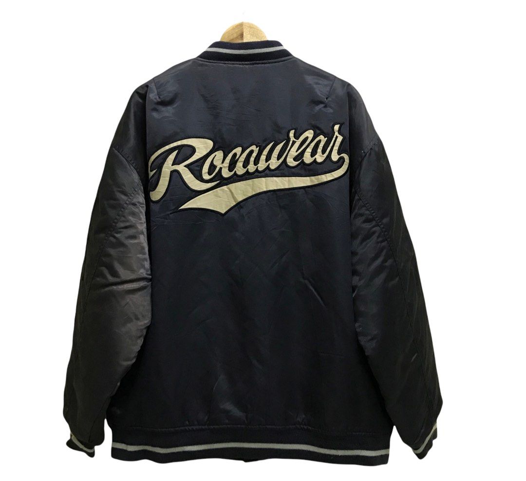 VINTAGE ROCAWEAR VARSITY JACKET Men s Fashion Coats Jackets and