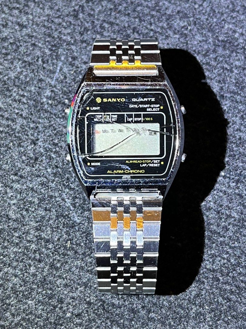 Vintage Sanyo 338 48 Digital Watch