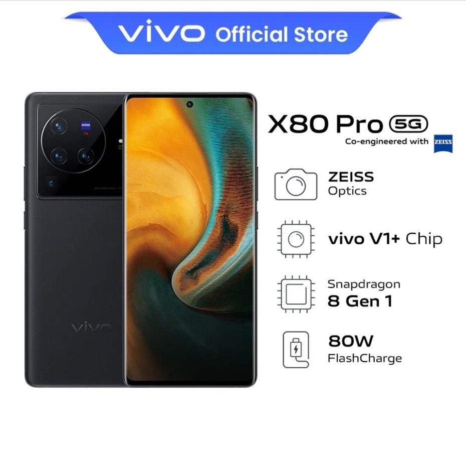 Vivo VIVO X80 PRO Black 256 GB