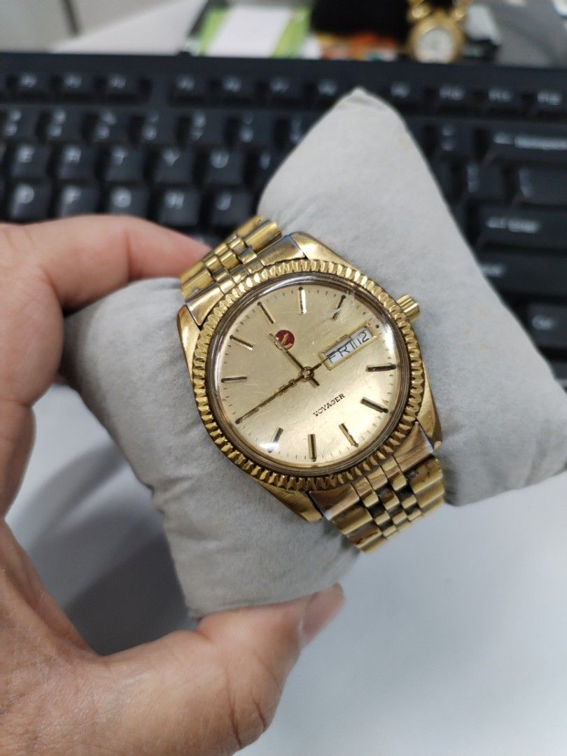 Rado voyager sales gold plated
