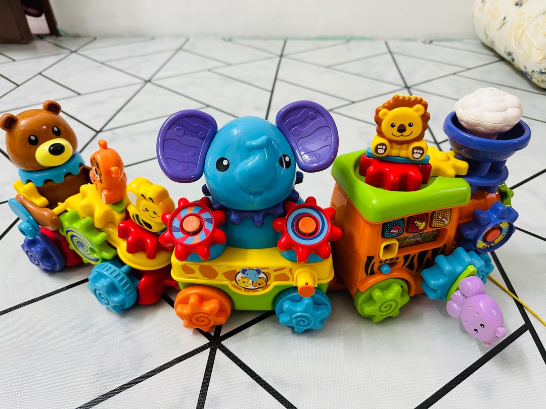 Vtech gearz animal shop train