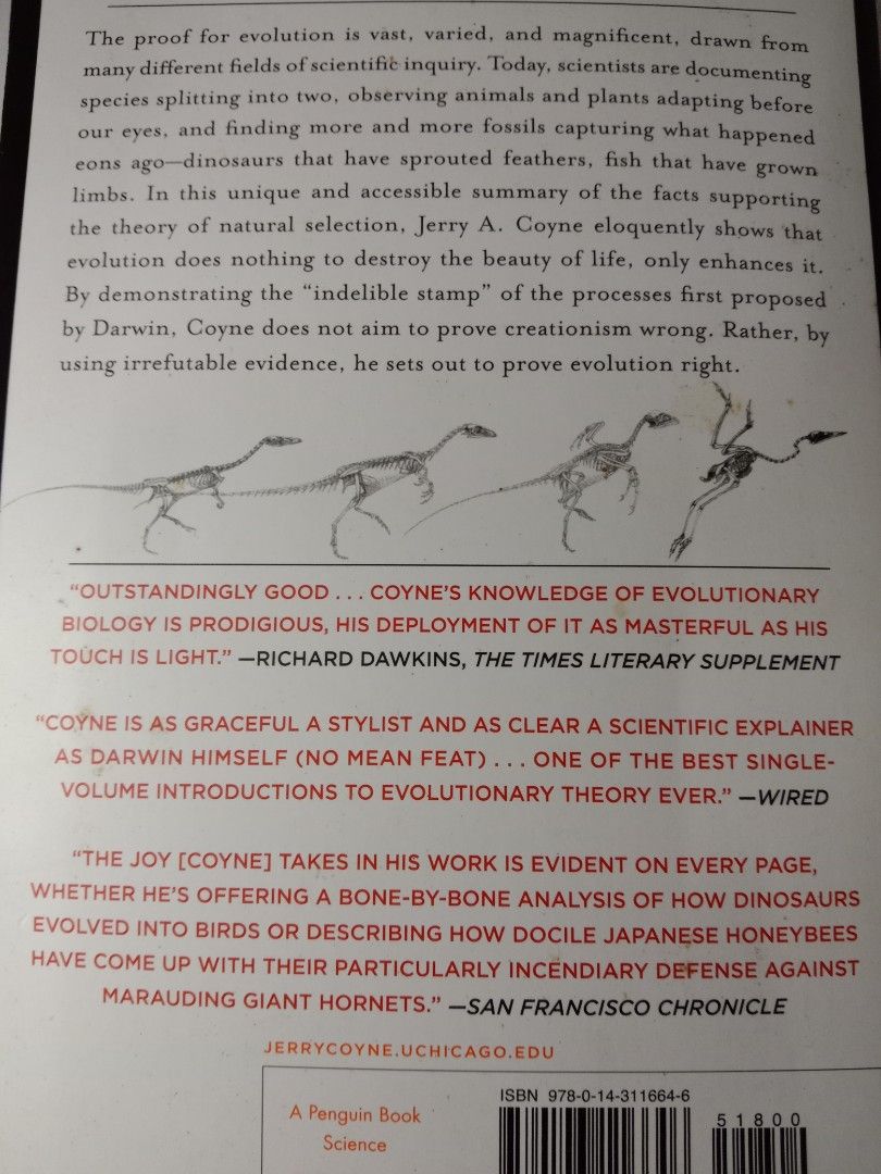 WHY EVOLUTION IS TRUE Hobbies Toys Books Magazines Storybooks On Why evolution is true hobbies toys books magazines storybooks on