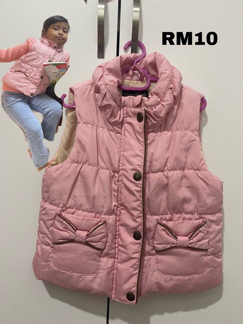 Pink 2025 winter vest