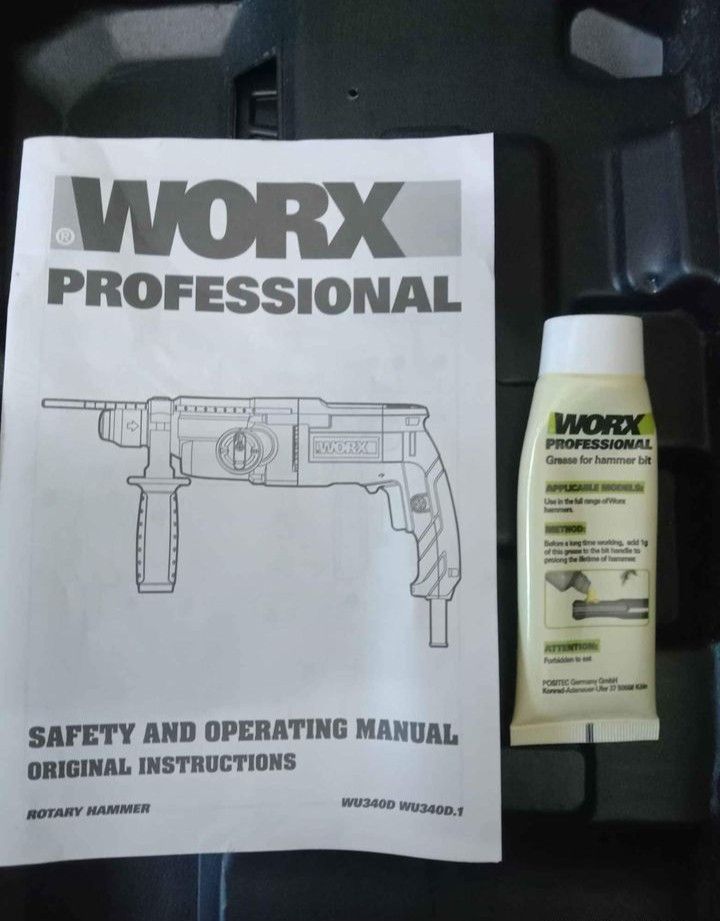 Worx WU340D.1 Rotary Hammer Drill, Hobbies & Toys, Stationery & Craft