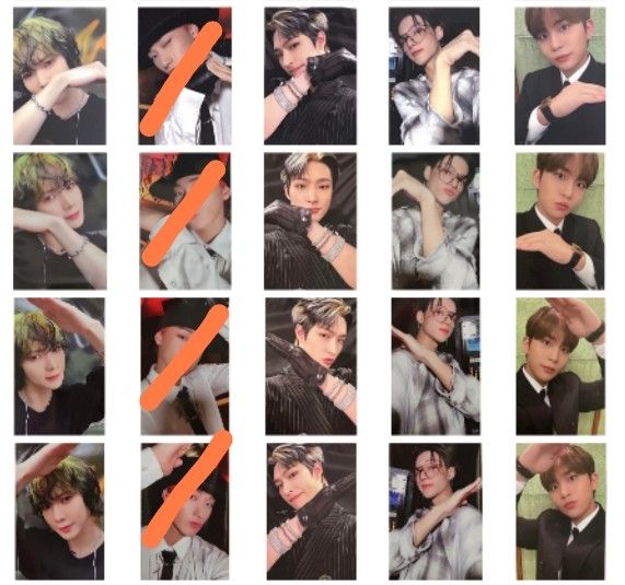 wtb mini record heart pcs ateez crazy form jongho mingi wooyoung