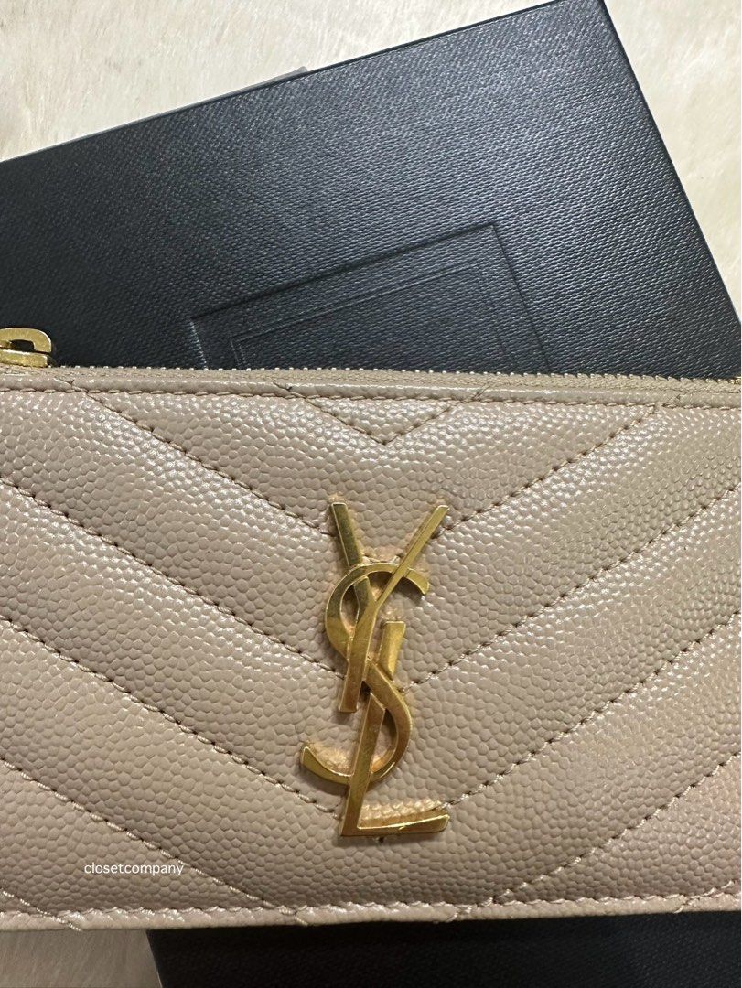 Ysl card deals holder sea salt