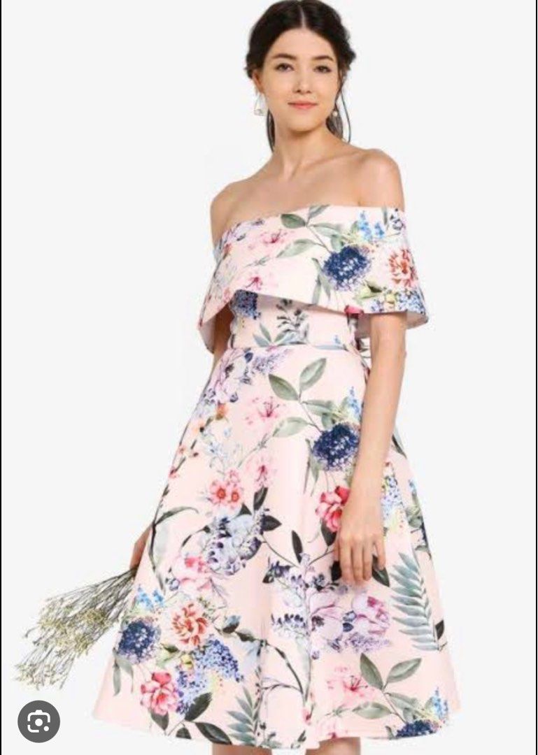 Zalora off shoulder dress Women s Fashion Dresses Sets Dresses on Carousell