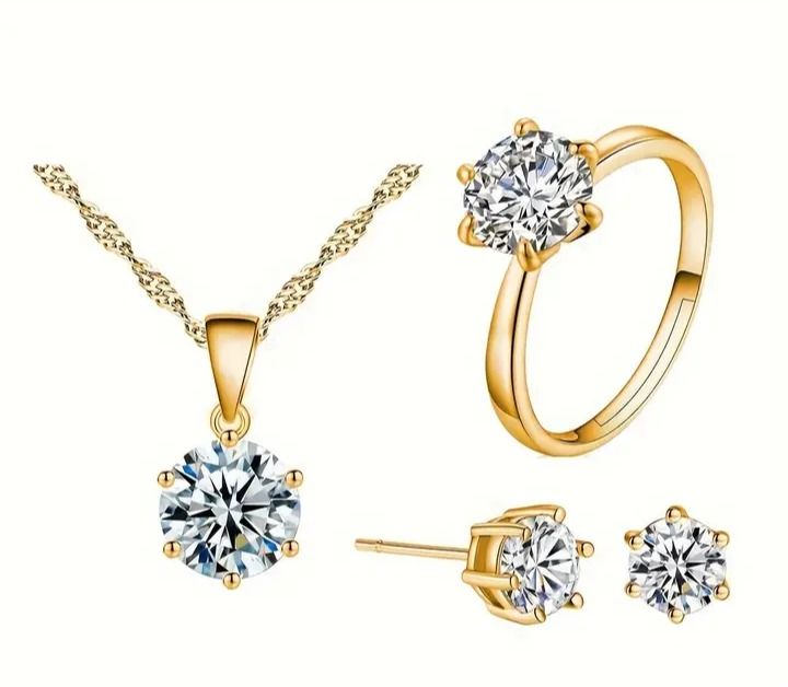 Golden jewellery 2024 set price