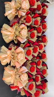 1pc satin rose mini bouquet