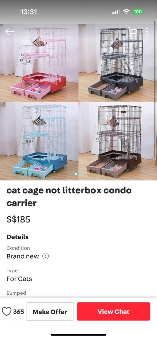 Cat carrier with hot sale built in litter box
