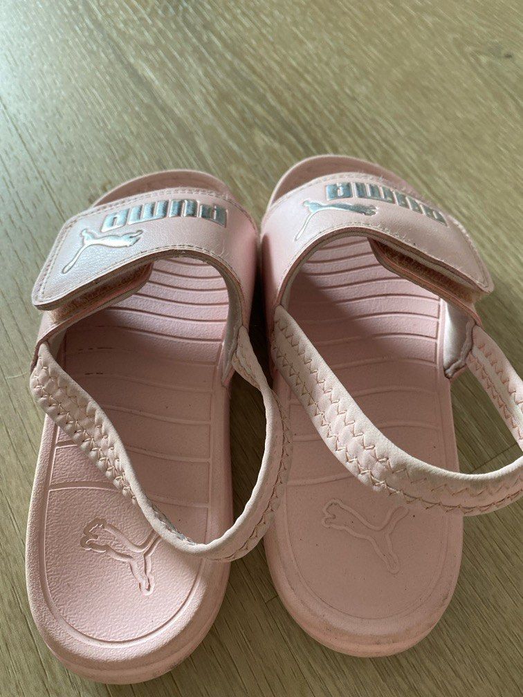 Puma discount slippers girls