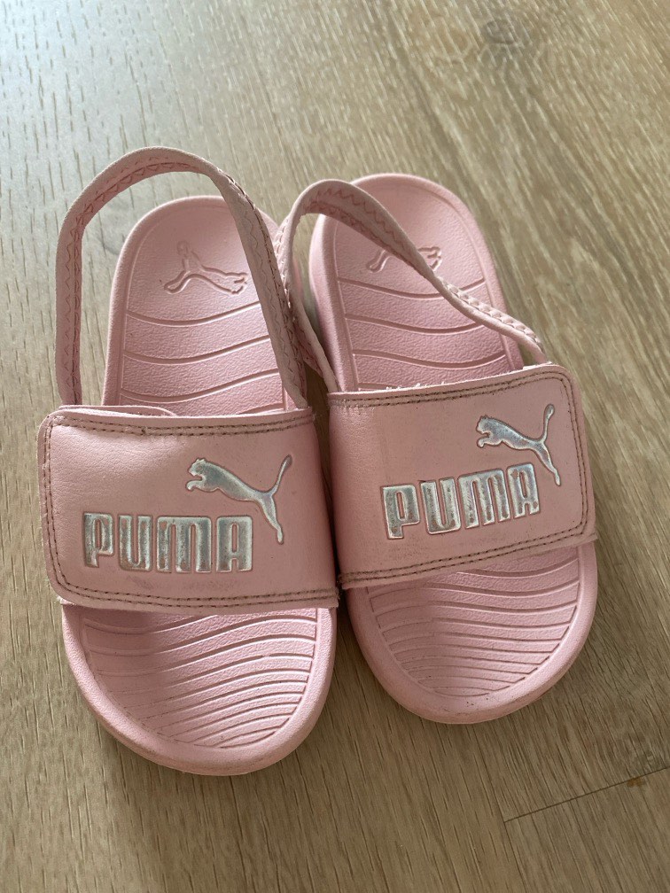 5 6yo Puma slides slippers for girls size uk 12 Babies Kids