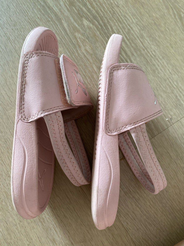 Girls puma clearance slides