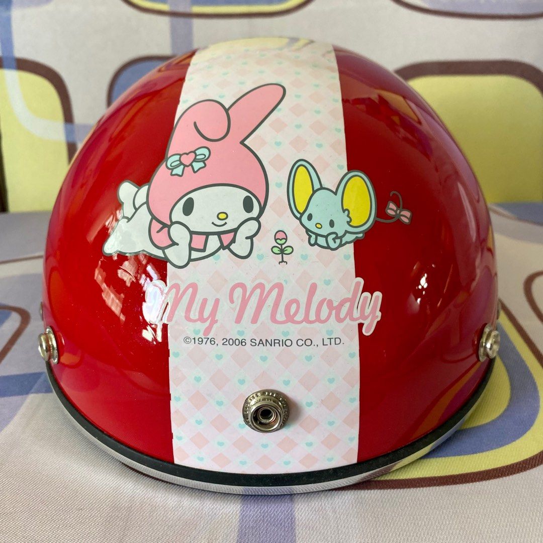 🪖🚲❤️sanrio my melody helmet(half)❤️🚲🪖, Sports Equipment