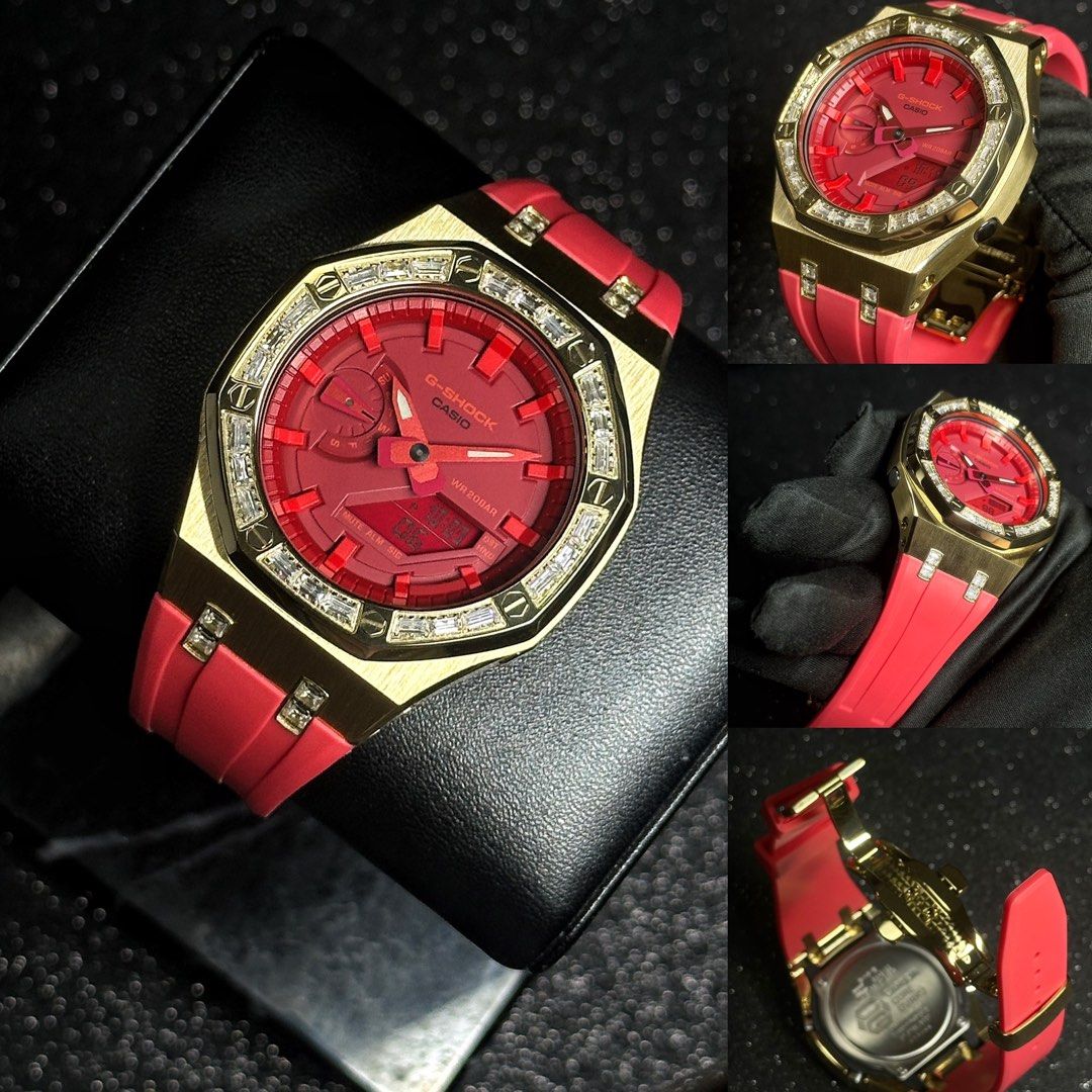Red gold sale g shock