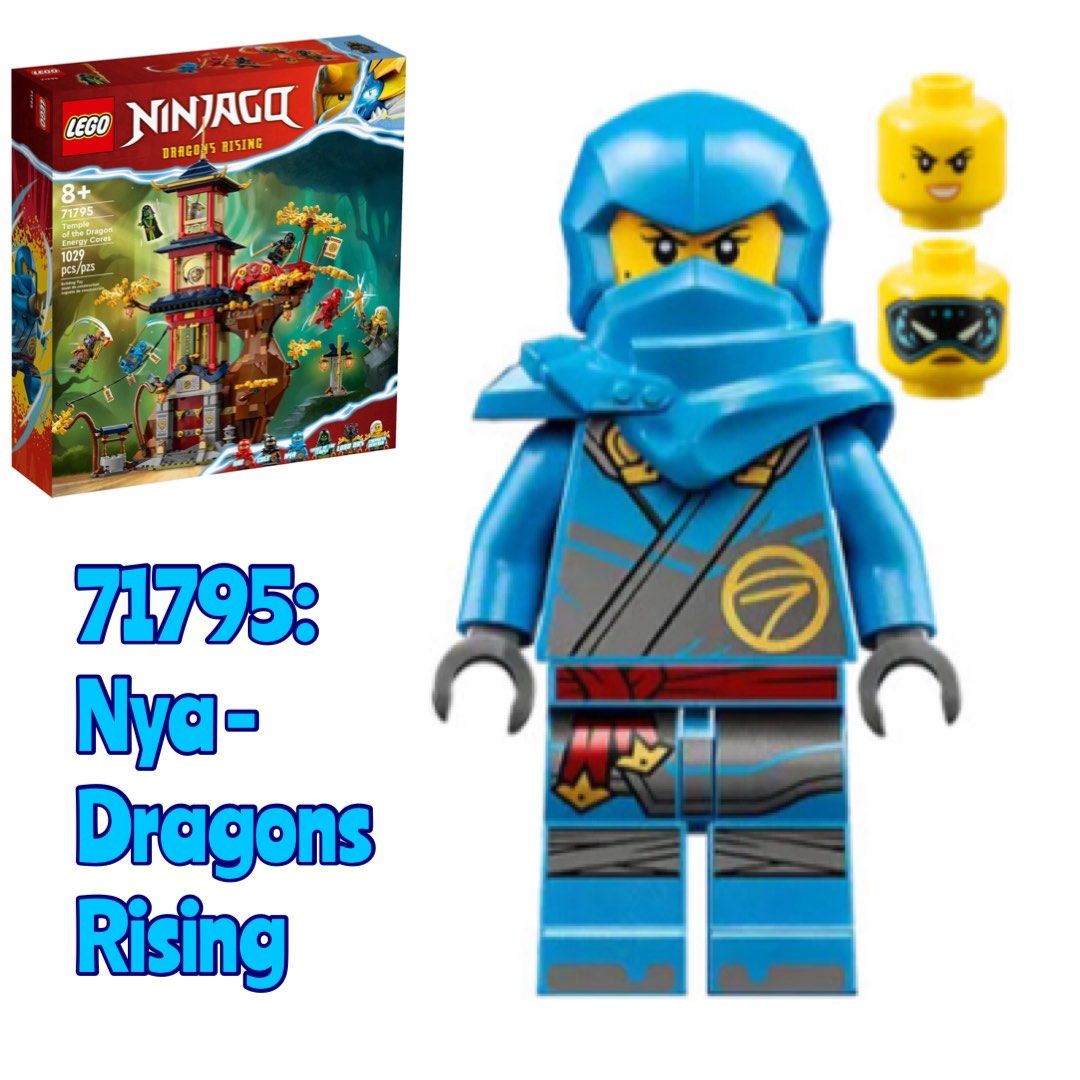 全新未砌LEGO Ninjago 71795 71798 71799: the Nya minifigure (2023 