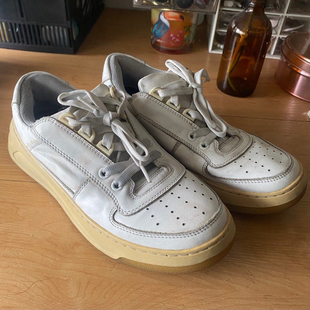 Acne lace online up sneakers