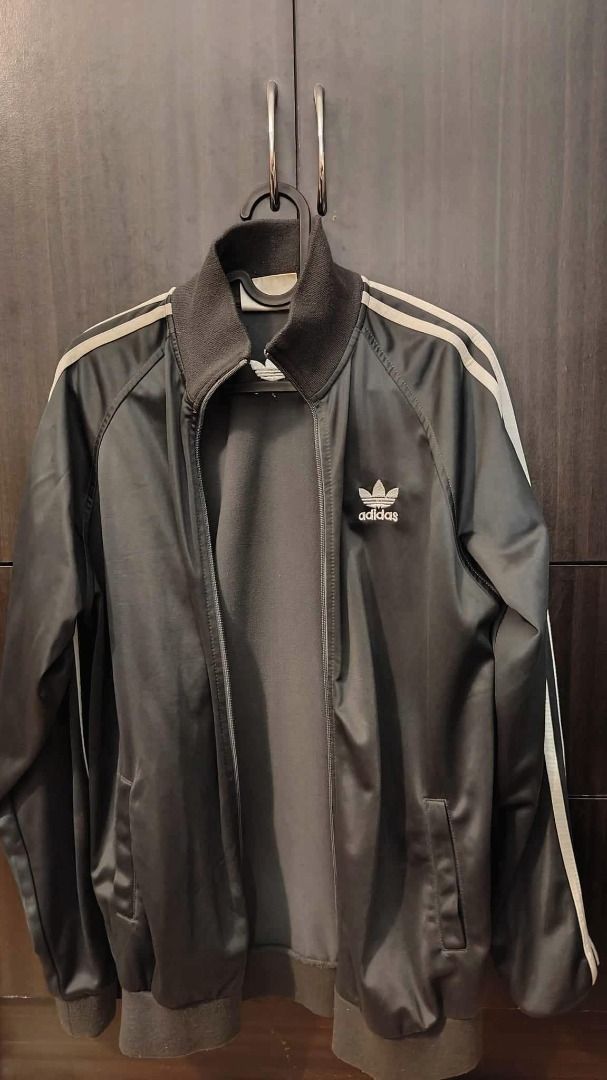Dark grey adidas jacket clearance